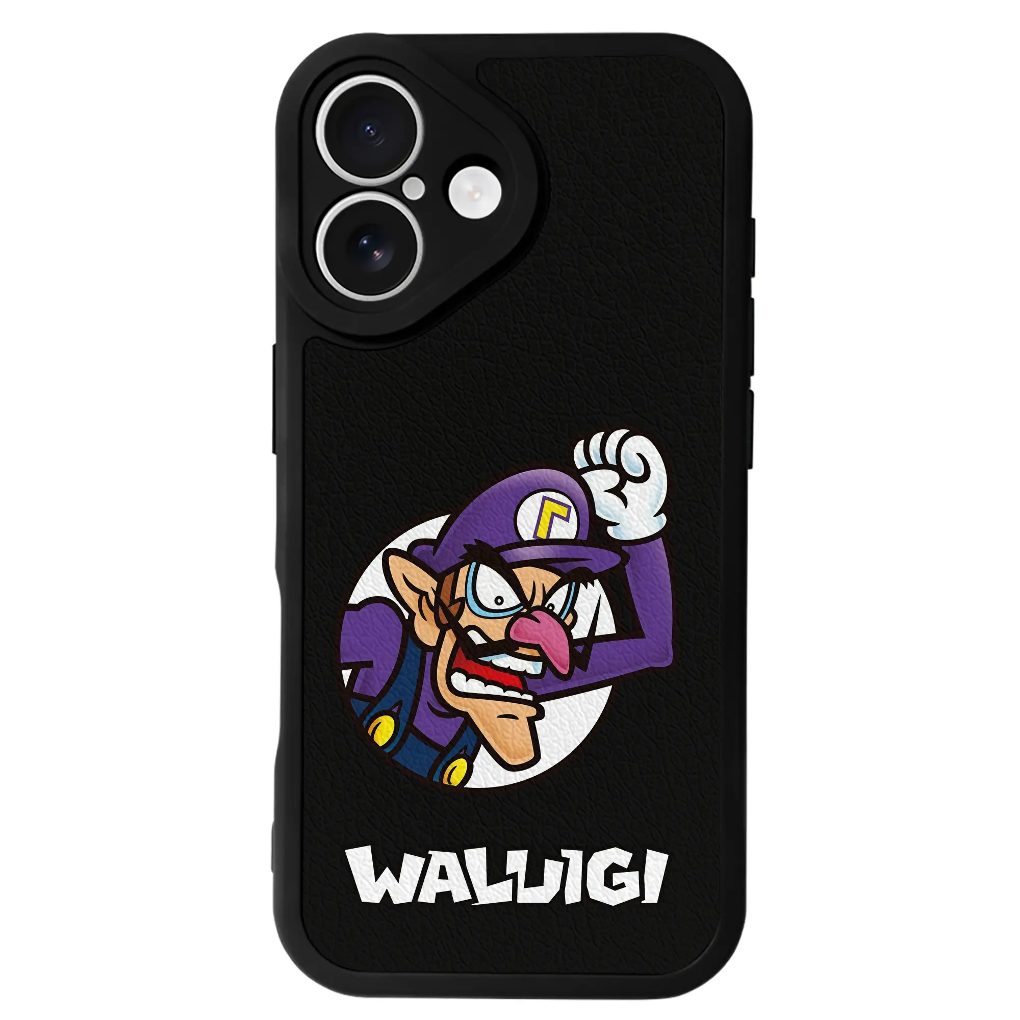 マリオ グッズ ワルイージ - IPhone 16シリーズ対応 ・ シリコンスマホケース ・ レザー調 ・ 高精度フィット ・ 耐衝撃 ・ ワイヤレス充電対応 ・ 精密カット